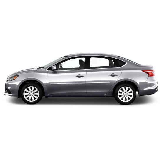 Nissan Sentra Chrome Body Molding 2013 - 2019 / CBM-300-10112223 Nissan Sentra Chrome Body Molding 2013 - 2019 / CBM-300-10112223