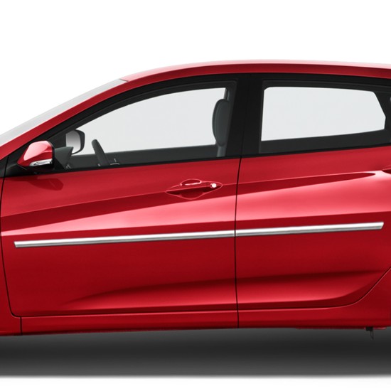  Hyundai Accent Sedan / 5 Door Hatchback Chrome Body Molding 2012 - 2017 / CBM-300-10113839