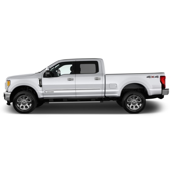Ford F-350 SuperCrew Chrome Body Molding 2017 - 2022 / CBM-300-14152425 Ford F-350 SuperCrew Chrome Body Molding 2017 - 2022 / CBM-300-14152425