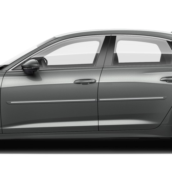  Audi S6 4 Door ChromeLine Painted Body Side Molding 2019 - 2024 / CF-AUDI-A6-19