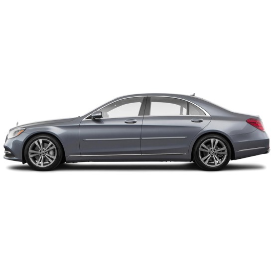  Mercedes S-Class 4 Door ChromeLine Painted Body Side Molding 2014 - 2020 / CF-BENZ-S20