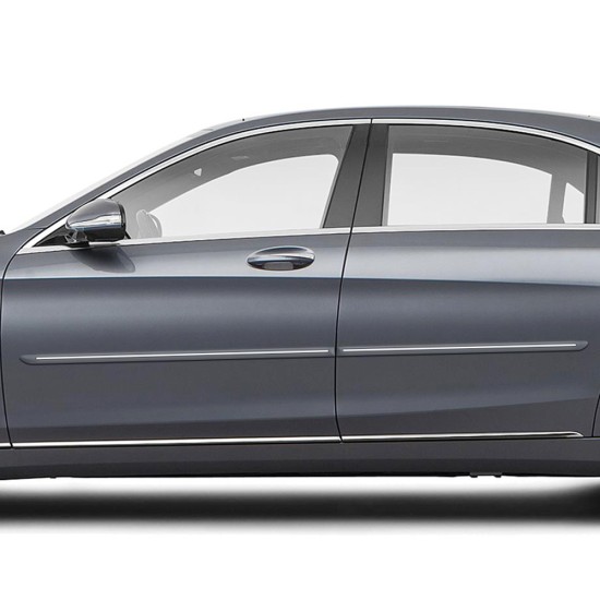  Mercedes S-Class 4 Door ChromeLine Painted Body Side Molding 2014 - 2020 / CF-BENZ-S20