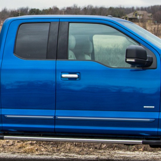 Ford F-150 SuperCab ChromeLine Painted Body Side Molding 2015 - 2023 / CF-F15015-SC Ford F-150 SuperCab ChromeLine Painted Body Side Molding 2015 - 2023 / CF-F15015-SC