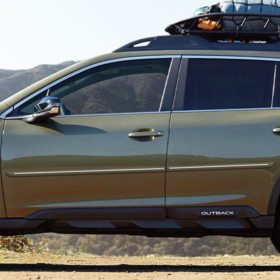 Subaru Outback ChromeLine Painted Body Side Molding 2020 - 2022 / CF-OUTBACK20