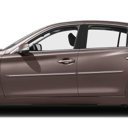  Infiniti Q50 4 Door ChromeLine Painted Body Side Molding 2014 - 2024 / CF-Q50
