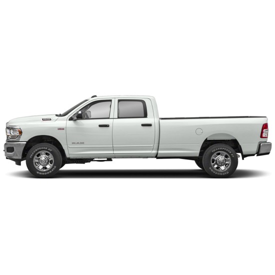 Dodge Ram 3500 Crew Cab ChromeLine Painted Body Side Molding 2019 - 2023 / CF-RAM19-2500-CC Dodge Ram 3500 Crew Cab ChromeLine Painted Body Side Molding 2019 - 2023 / CF-RAM19-2500-CC
