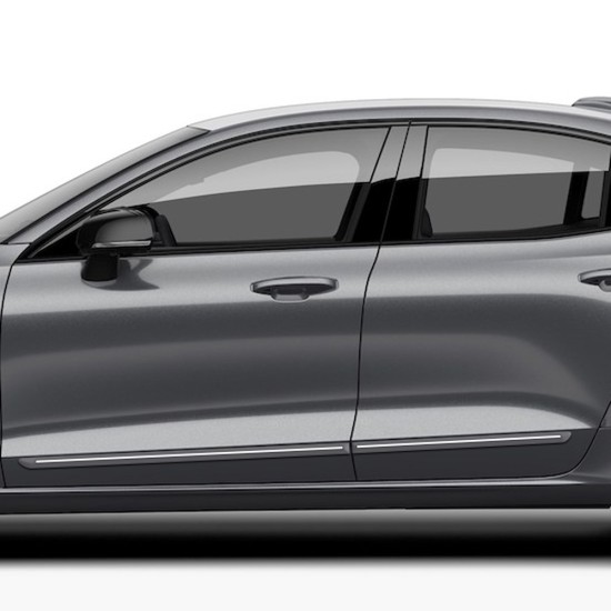 Volvo S60 ChromeLine Painted Body Side Molding 2019 - 2023 / CF-S60-19 Volvo S60 ChromeLine Painted Body Side Molding 2019 - 2023 / CF-S60-19