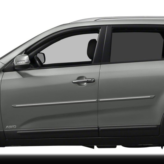 Kia Sorento ChromeLine Painted Body Side Molding 2011 - 2015 / CF-SORENTO Kia Sorento ChromeLine Painted Body Side Molding 2011 - 2015 / CF-SORENTO