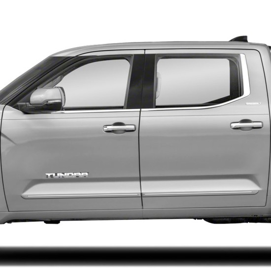  Toyota Tundra CrewMax ChromeLine Painted Body Side Molding 2022 - 2023 / CF-TUN22-CM