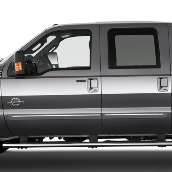  Ford F-250 SuperCrew ChromeLine Painted Body Side Molding 1999 - 2016 / CF2-F250/350-CC