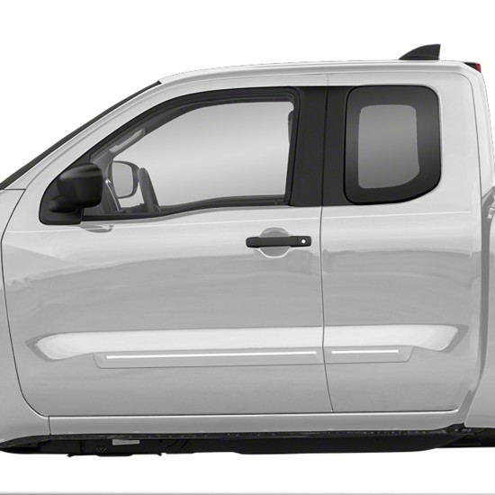  Nissan Frontier King Cab ChromeLine Painted Body Side Molding 2022 - 2025 / CF2-FRON22-KC