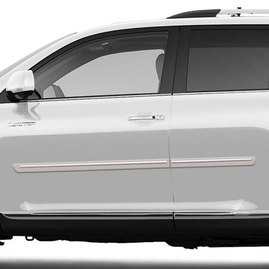 Toyota Highlander ChromeLine Painted Body Side Molding 2008 - 2013 / CF2-HIGH Toyota Highlander ChromeLine Painted Body Side Molding 2008 - 2013 / CF2-HIGH