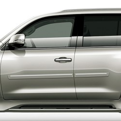  Lexus LX ChromeLine Painted Body Side Molding 2015 - 2021 / CF2-LX15