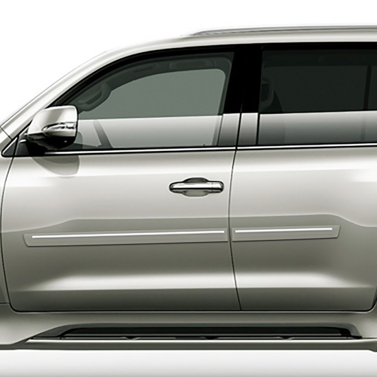 Lexus LX ChromeLine Painted Body Side Molding 2015 - 2021 / CF2-LX15 Lexus LX ChromeLine Painted Body Side Molding 2015 - 2021 / CF2-LX15