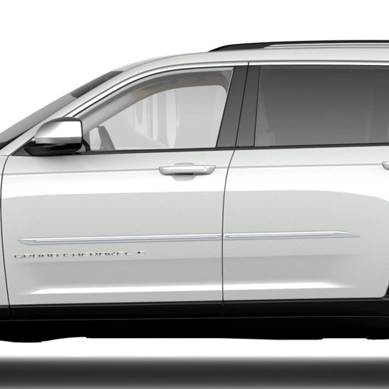 Jeep Grand Cherokee L ChromeLine Painted Body Side Molding 2021 - 2023 / CF7-CHER-L-21 Jeep Grand Cherokee L ChromeLine Painted Body Side Molding 2021 - 2023 / CF7-CHER-L-21