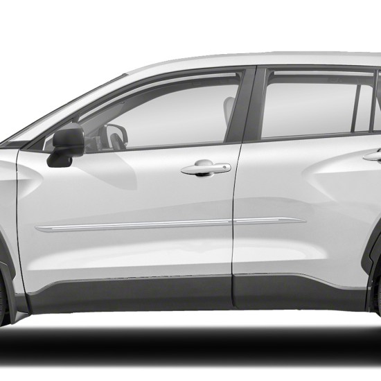  Toyota Corolla Cross ChromeLine Painted Body Side Molding 2022 - 2025 / CF7-CORCROSS22
