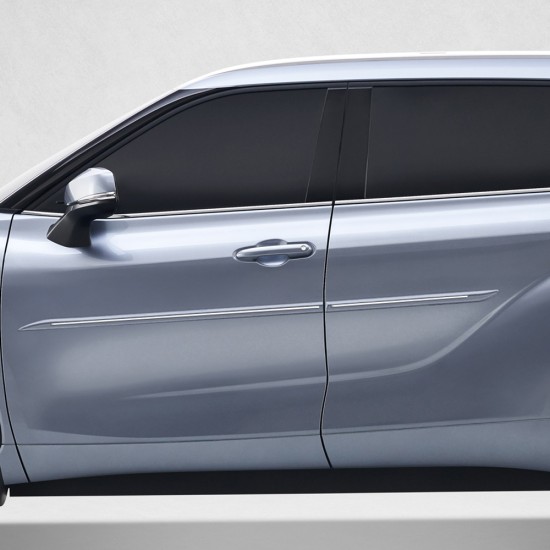  Toyota Highlander ChromeLine Painted Body Side Molding 2020 - 2025 / CF7-HIGH20