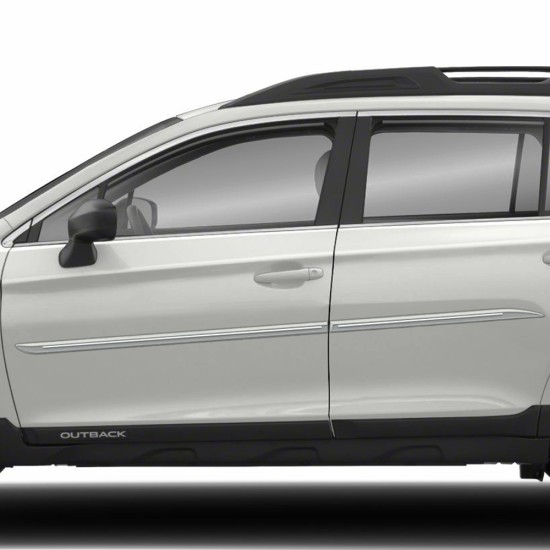 Subaru Outback ChromeLine Painted Body Side Molding 2010 - 2019 / CF7-OUTBACK Subaru Outback ChromeLine Painted Body Side Molding 2010 - 2019 / CF7-OUTBACK