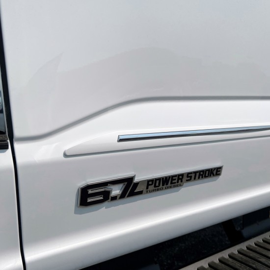  Ford F-350 SuperCrew ChromeLine Painted Body Side Molding 2023 - 2024 / CFS-F250/350-23-CC