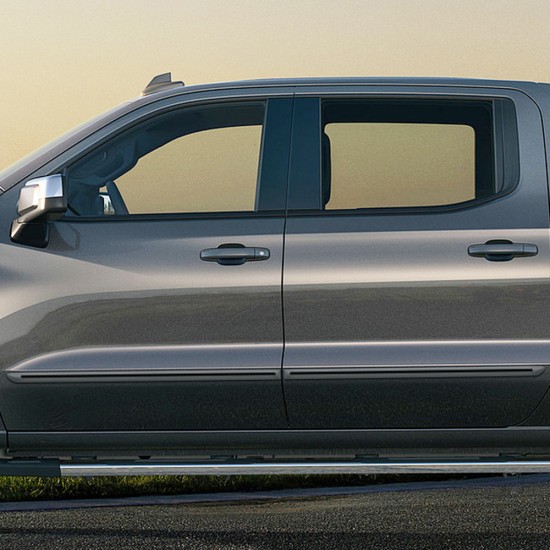  Chevrolet Silverado 2500 Crew Cab Painted Moldings with a Color Insert 2019 - 2025 / CI-SIL19-CC