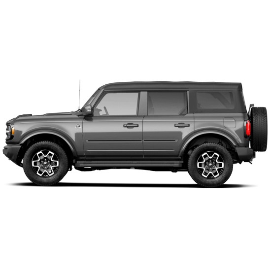  Ford Bronco 4 Door Painted Moldings with a Color Insert 2021 - 2022 / CI2-BRONCO21-4DR