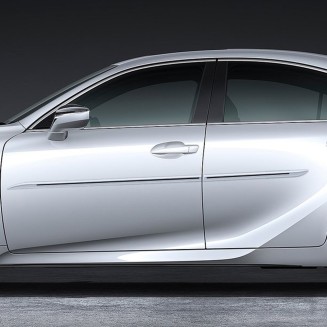 Lexus IS Painted Body Side Moldings with Color Inserts 2021 - 2026