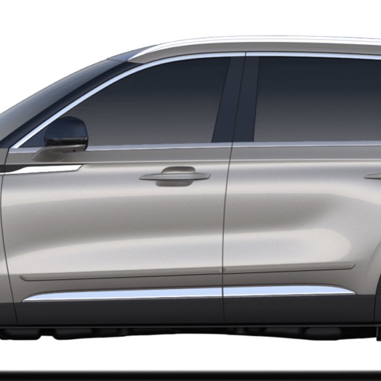  Lincoln Aviator Painted Body Side Molding 2020 - 2025 / FE-AVIATOR20