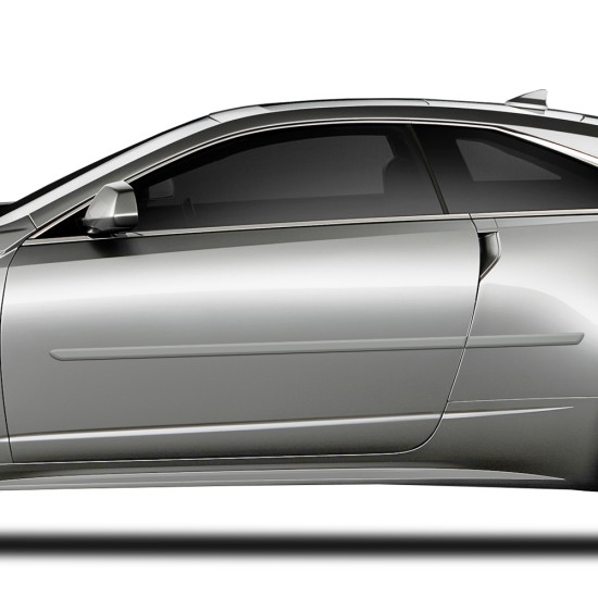  Cadillac CTS 2 Door Painted Body Side Molding 2011 - 2014 / FE-CTS2DR