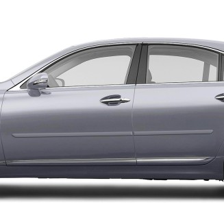 Lexus LS Long Door Painted Body Side Moldings 2007 - 2017