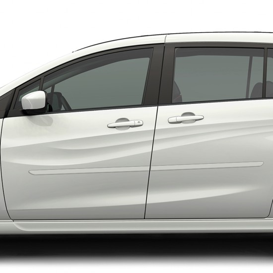 Mazda 5 Painted Body Side Molding 2010 - 2015 / FE-MAZDA5 Mazda 5 Painted Body Side Molding 2010 - 2015 / FE-MAZDA5