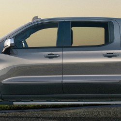  Chevrolet Silverado 3500 Crew Cab Painted Body Side Molding 2019 - 2024 / FE-SIL19-CC