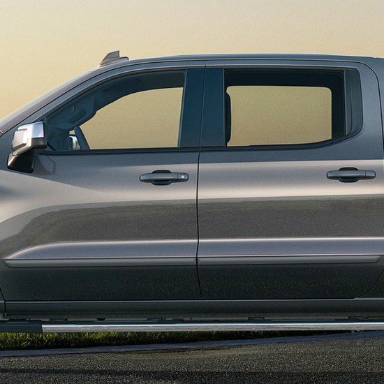 Chevrolet Silverado 1500 Crew Cab Painted Body Side Molding 2019 - 2024 / FE-SIL19-CC Chevrolet Silverado 1500 Crew Cab Painted Body Side Molding 2019 - 2024 / FE-SIL19-CC