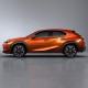 Lexus UX Painted Body Side Molding 2019 - 2023 / FE-UX-19 Lexus UX Painted Body Side Molding 2019 - 2023 / FE-UX-19