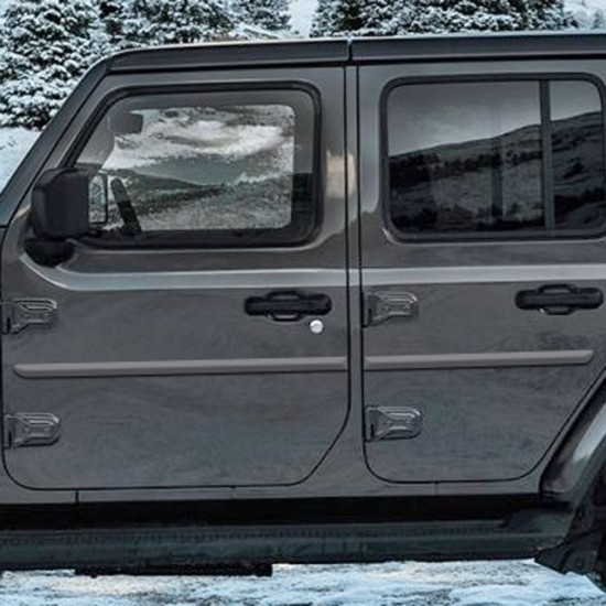 Jeep Wrangler 4 Door Painted Body Side Molding 2006 - 2023 / FE-WRANGLER-4DR Jeep Wrangler 4 Door Painted Body Side Molding 2006 - 2023 / FE-WRANGLER-4DR