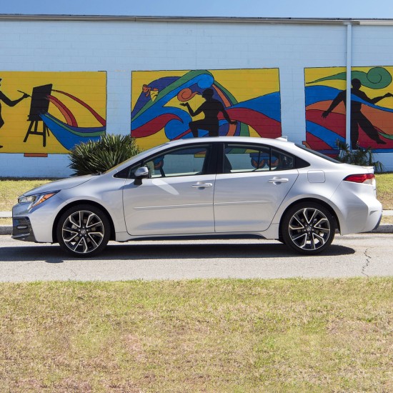  Toyota Corolla Sedan Painted Body Side Molding 2020 - 2025 / FE7-COR20