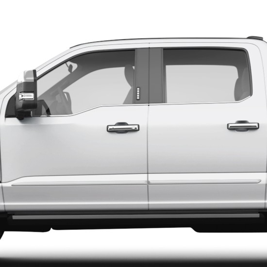  Ford F-250 SuperCrew Painted Body Side Molding 2023 - 2025 / FES-F250/350-23-CC