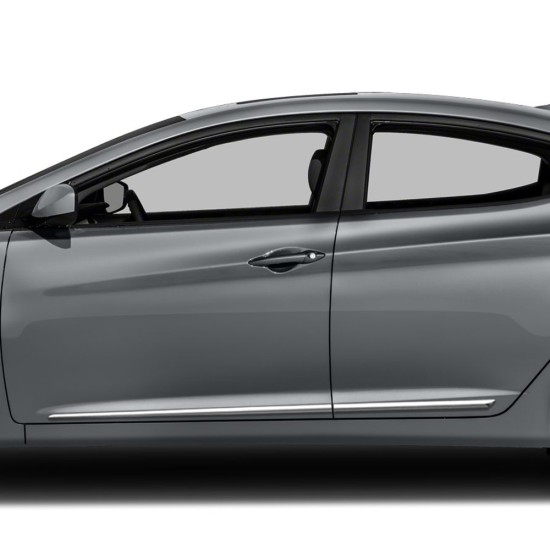 Hyundai Elantra Sedan Chrome Body Side Molding 2011 - 2016 / LCM-ELA11-156 Hyundai Elantra Sedan Chrome Body Side Molding 2011 - 2016 / LCM-ELA11-156