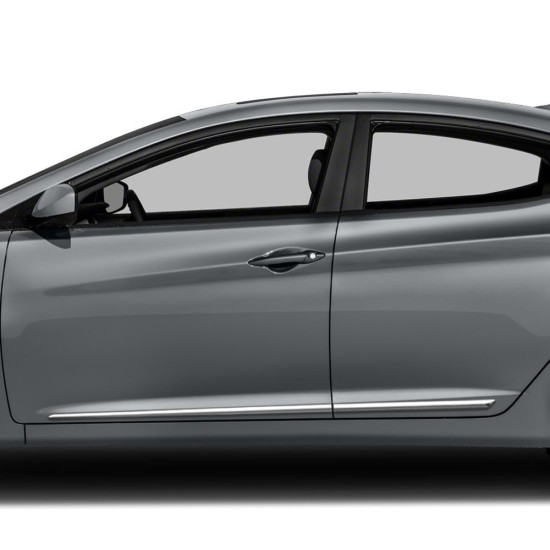  Hyundai Elantra Sedan Chrome Body Side Molding 2011 - 2016 / LCM-ELA11-156