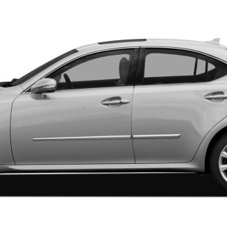 Lexus IS 4 Door Chrome Body Side Moldings 2006 - 2013