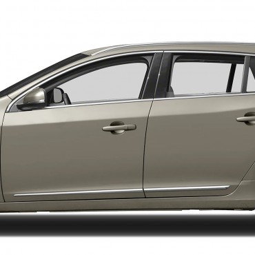 For Volkswagen Jetta 2011-2018 Dawn Chrome Lower Body Side Moldings