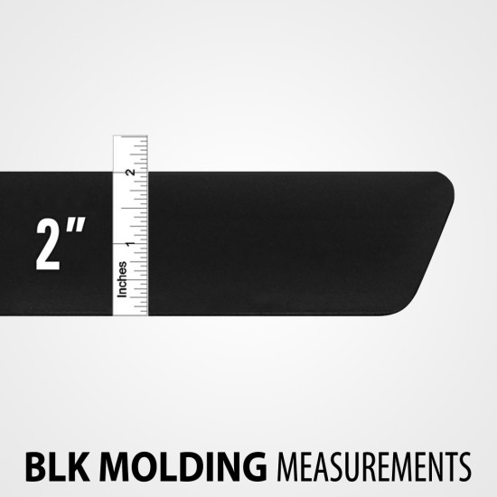  Kia Soul Black Side Molding 2014 - 2019 / BLK-SOUL14