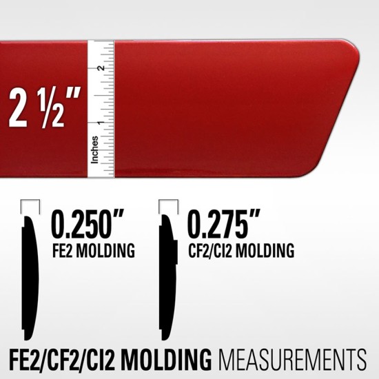  Ram Quad Cab Painted Moldings with a Color Insert 2009 - 2018 / CI2-RAM09-QC