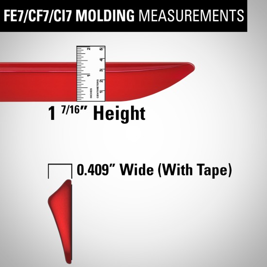  Honda Ridgeline Painted Moldings with a Color Insert 2016 - 2024 / CI7-RIDGE16