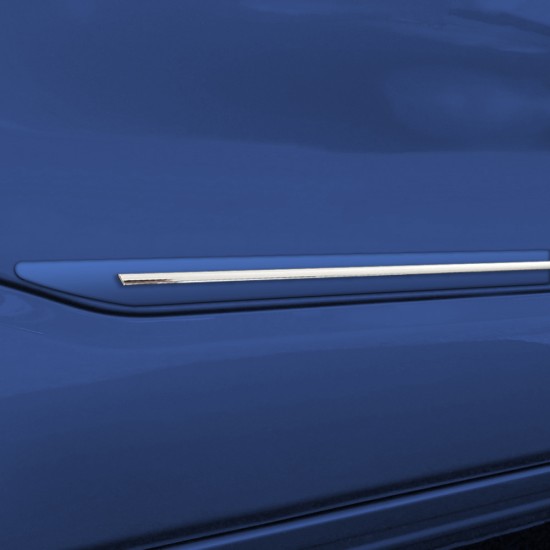 Dodge Ram 1500 Crew Cab ChromeLine Painted Body Side Molding 2019 - 2023 / CFS-RAM19-CC Dodge Ram 1500 Crew Cab ChromeLine Painted Body Side Molding 2019 - 2023 / CFS-RAM19-CC