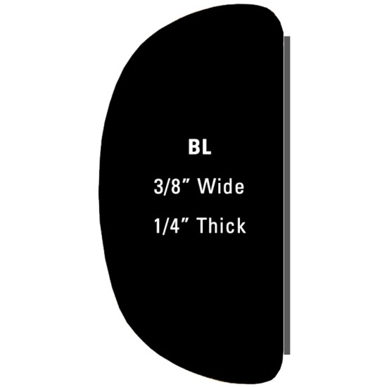 SlimLine Standard Molding; 20' Roll - 3/8” Wide, 1/4” Thick / BL20