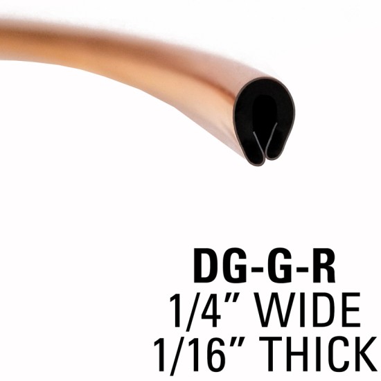 Door Edge Guard; 150' Roll - 1/4” Wide, 1/16” Thick / DG150G-R