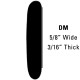 All Brite Molding and Wheel Well Trim; 60' Roll - 5/8” Wide, 3/16” Thick / DM60