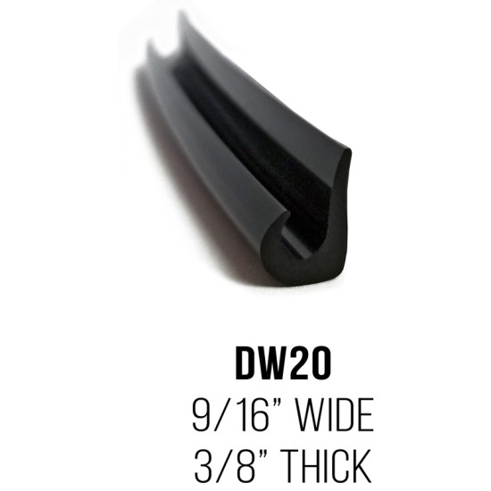 Drip Rail Rain Gutter Guards; Two 10' Pieces - 9/16” Wide, 3/8” Thick / DW20G-KT Drip Rail Rain Gutter Guards; Two 10' Pieces - 9/16” Wide, 3/8” Thick / DW20G-KT