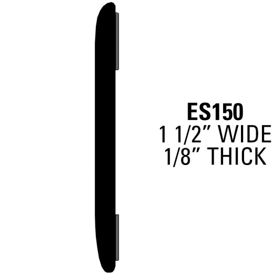 European Style Body Side Molding; 16' Roll - 1 1/2” Wide, 1/8” Thick / ES1501602-S