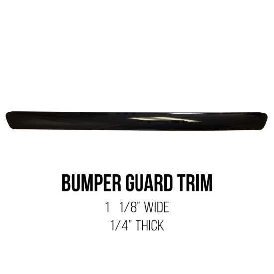 Corner Bumper Guard Protective Molding; Four 18” Pieces - 1 1/4” Wide, 1/4” Thick / HG138G-KT